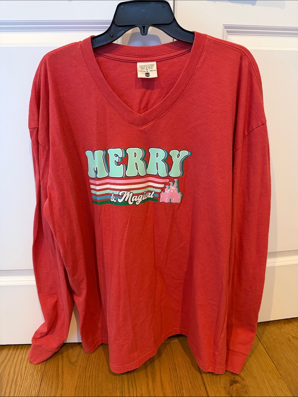Jadelynn Brooke Red 'Merry & Magical' Long Sleeve Tee